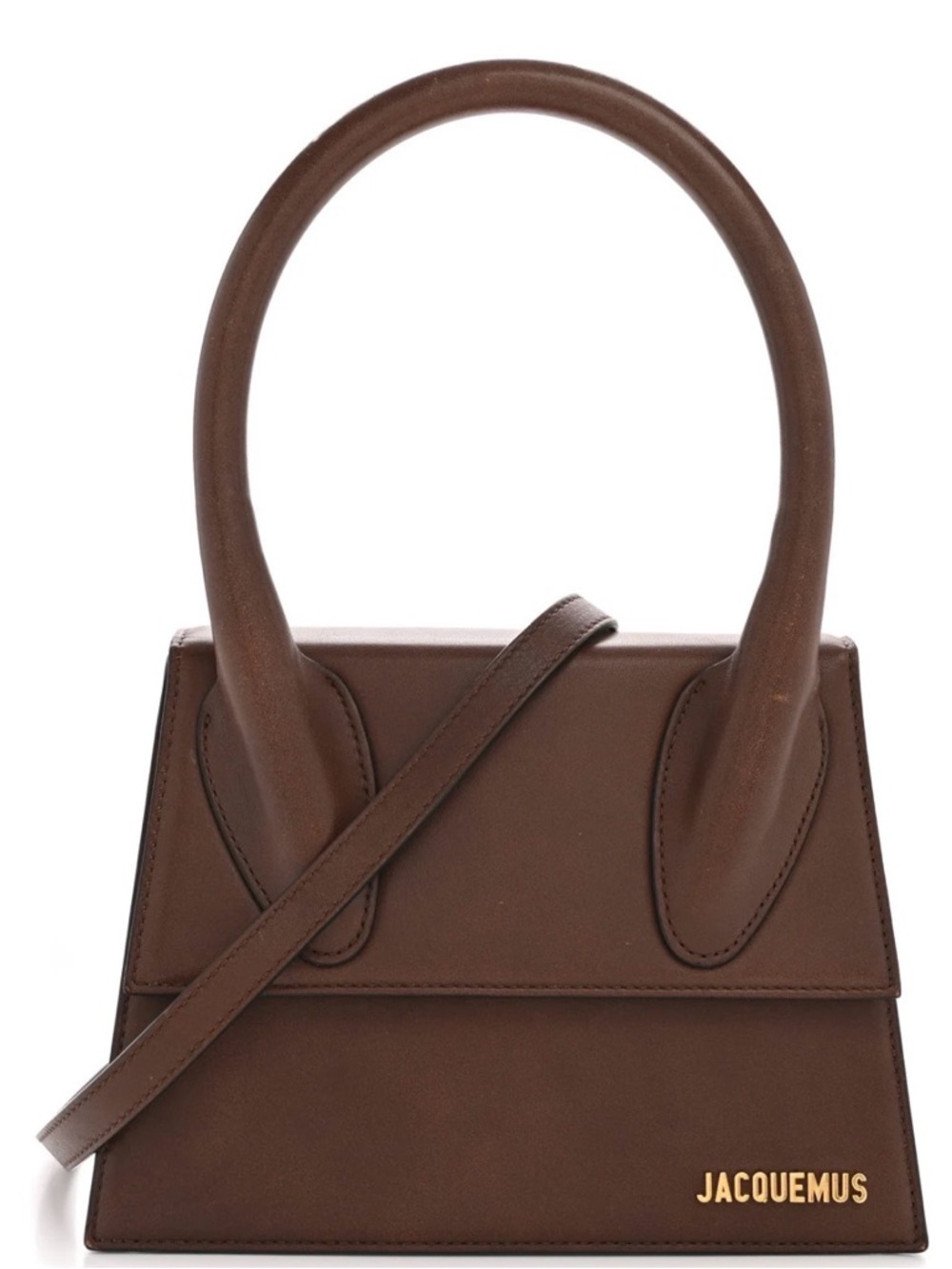 Jacquemus Brown Le Chiquito Leather Top-Handle Bag